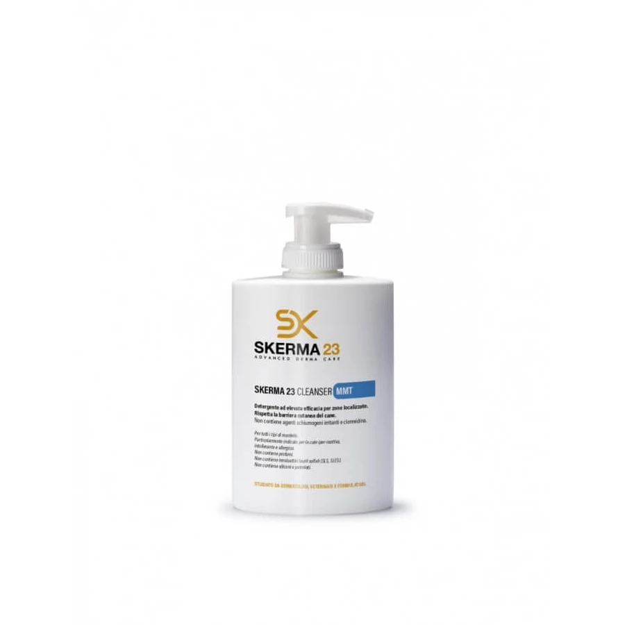 Mundavet Skerma 23 mmt - Limpiador suave para perros y gatos con piel sensible, 250 ml