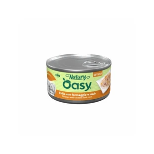 Oasy Wet Dog Natury Soft Jelly de pollo con queso y maíz - Pienso complementario para perros, 150 g