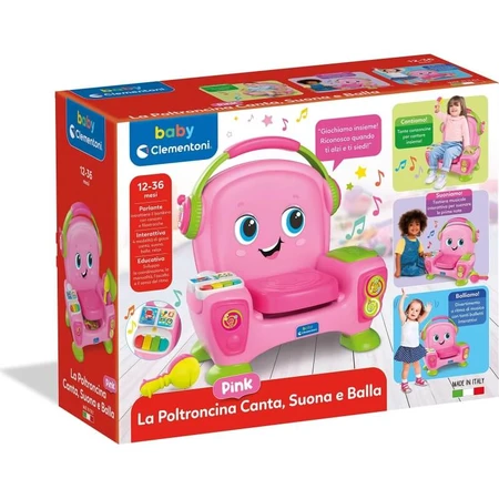 Clementoni „Sing, Play, and Dance“-Sessel – Rosa
