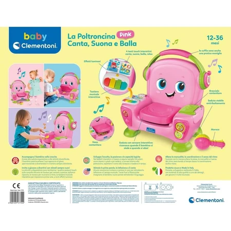 Clementoni „Sing, Play, and Dance“-Sessel – Rosa