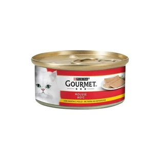 Purina Gourmet Duck & Chicken - Complete Food for Adult Cats, 195 g
