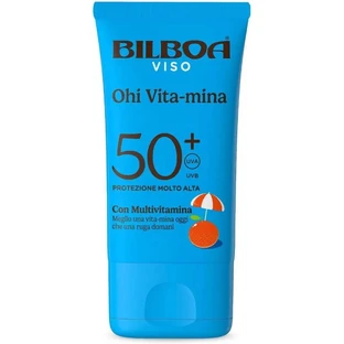 Crème solaire pour le visage Bilboa SPF 50+ aux multivitamines « Oh Vita-Mina » - Protection très élevée - 40 ml