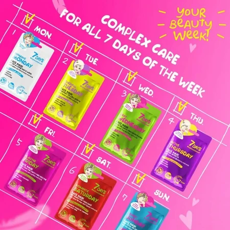 Semaine de la beauté en 7 jours - Routine de soins de la peau en 7 jours