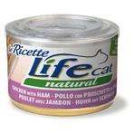 Life Petcare Life Cat Natural Kip met ham en sperziebonen - Natvoer voor katten, 150 g