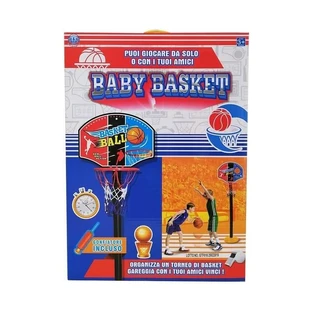 Set de baloncesto para bebés de G&amp;g: balón, canasta y poste de 115 cm