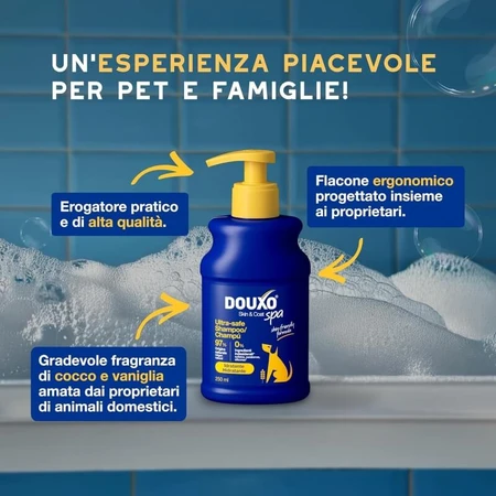 Ceva Animal Health Douxo, S.p.A. - Shampooing hydratant et nourrissant pour chiens, 250 ml