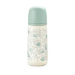 Suavinex Birdies - Baby Bottle with SX Pro Silicone Nipple, Thick Flow, Anti-Colic, 6m+, Green, 360 ml