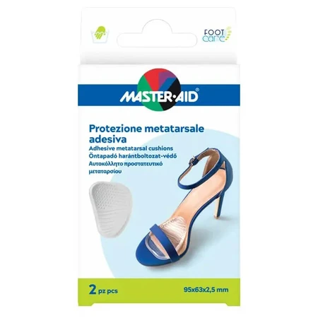 Master Aid Voetverzorging - 2 zelfklevende gel-metatarsale kussentjes