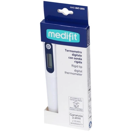 Thermomètre numérique Medifit à sonde rigide - Mesure de la température corporelle