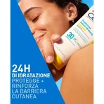 Crème solaire hydratante invisible CeraVe SPF 50+, protection très élevée, 177 ml