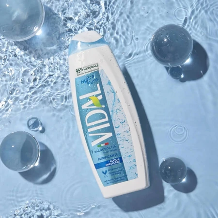Vidal Hydra Pure - Shower Gel with Micellar Water, 500 ml