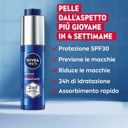 Nivea Men Anti-Aging 2-in-1 Power - Crème tegen donkere vlekken 50 ml