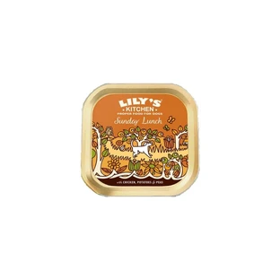 Lily's Kitchen Sunday Lunch: Pollo, patatas y guisantes - Pienso completo para perros adultos, 150 g