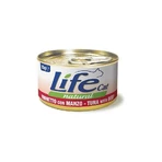 Life Petcare Life Cat Natural Tonijn met rundvlees - Compleet kattenvoer, 85 g