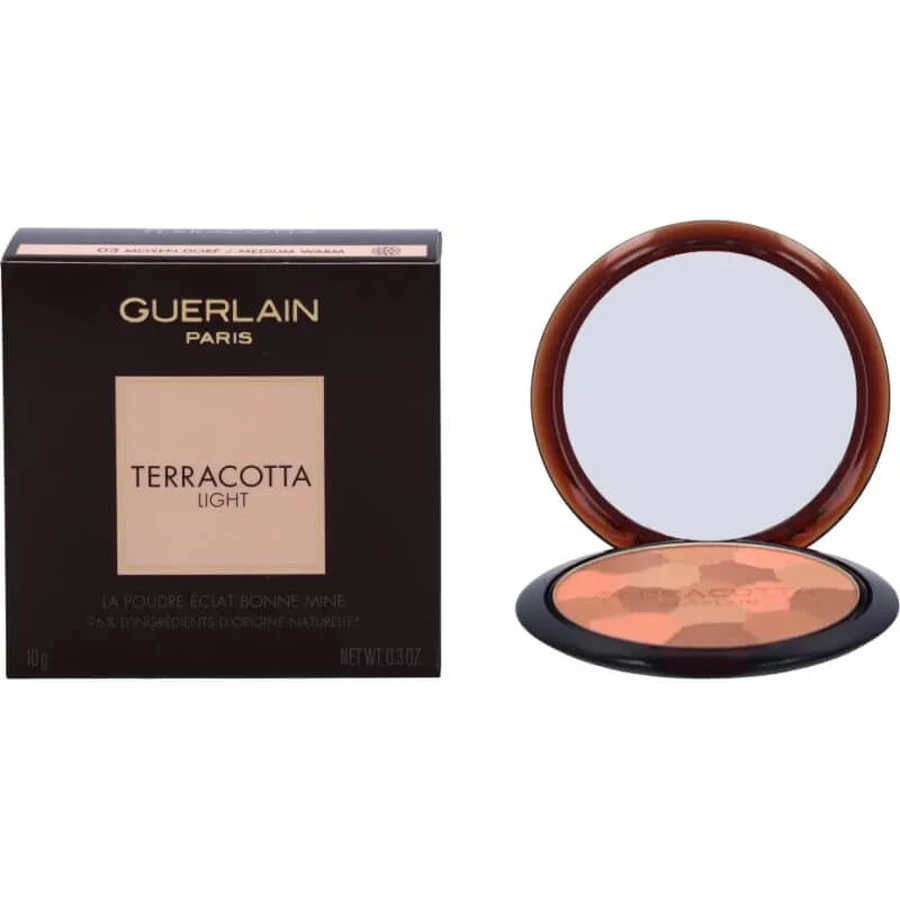 Guerlain Terracotta Light - Polvos bronceadores n.º 03, tono medio cálido
