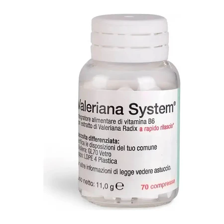 Valeriana System 70 comprimidos - Complemento alimenticio para conciliar el sueño