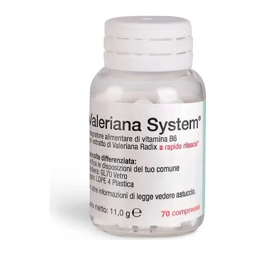 Valeriana System 70 comprimidos - Complemento alimenticio para conciliar el sueño