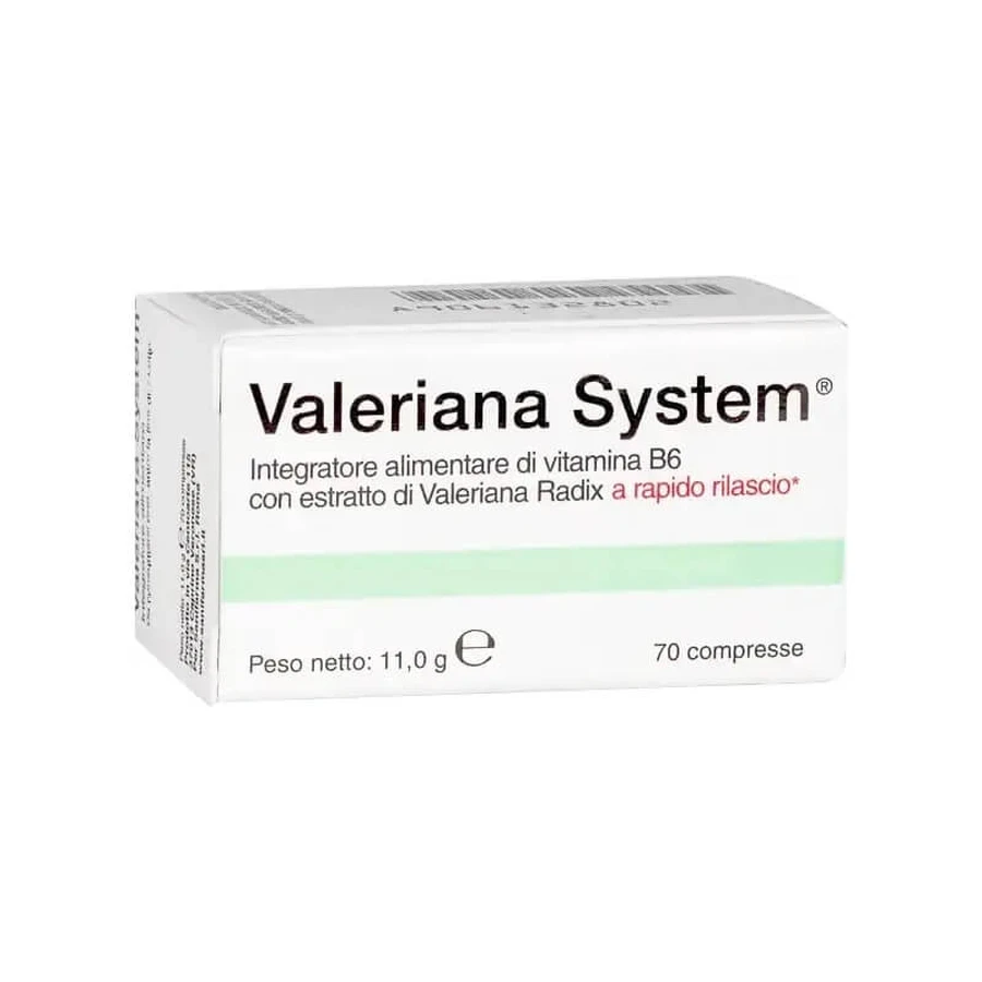 Valeriana System 70 comprimidos - Complemento alimenticio para conciliar el sueño