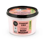 Organic Shop Erdbeeren und Milch – Feuchtigkeitsspendende Körpermousse 250 ml