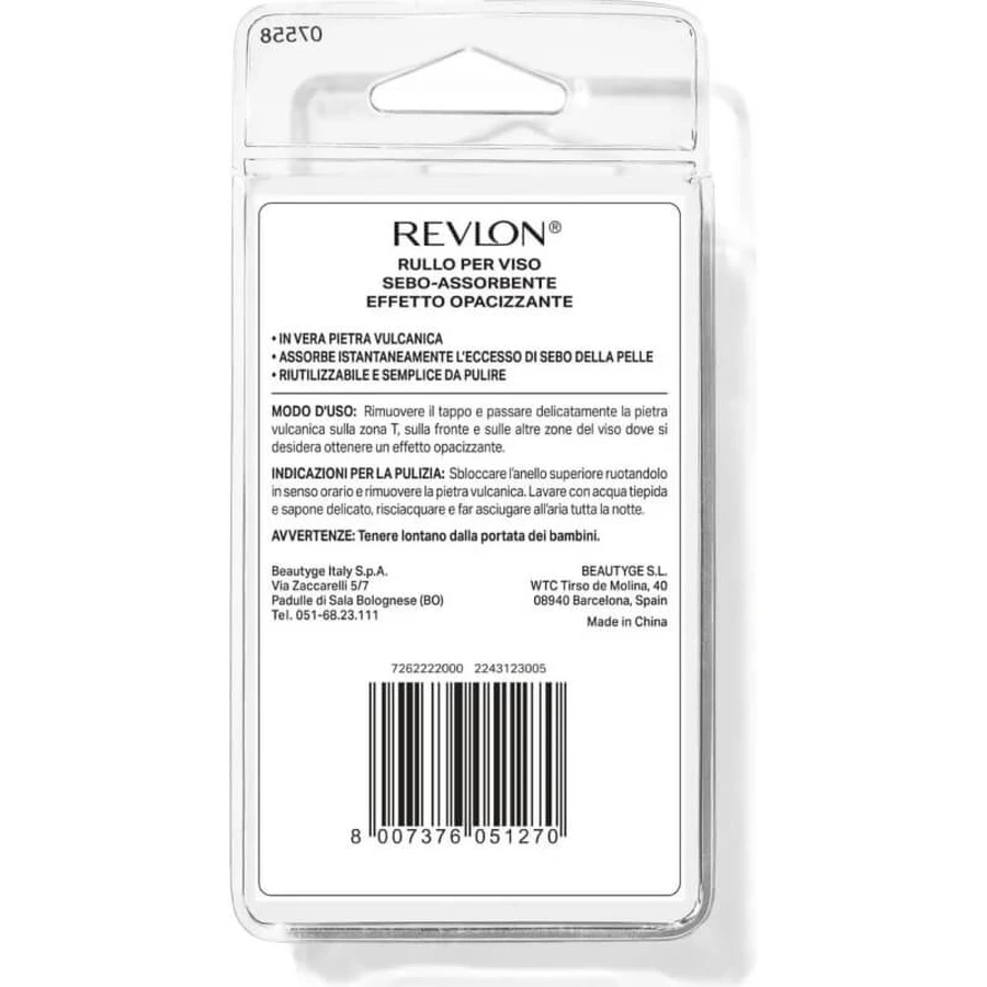 Rouleau volcanique absorbant le sébum Revlon - Rouleau matifiant en pierre volcanique pour le visage