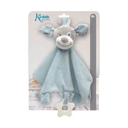 Kiokids Doudou – Blaues Hündchen für Kinder ab 0 Monaten