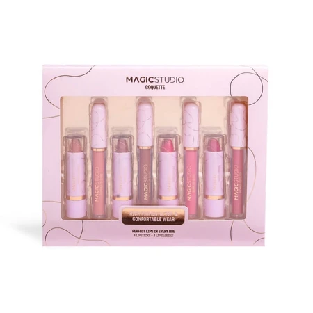Magic Studio "Coquette" Gift Set - Nude Lipstick Collection in Sophisticated Shades
