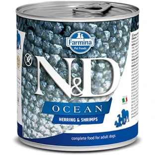 Farmina N&amp;d Ocean Adult Haring en Garnalen - Compleet voer voor volwassen honden, 285 g