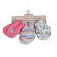 Cangaroo Kay - 3 pares de guantes para bebé de algodón puro de color rosa