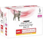 Purina Pro Plan Diet DM Chicken - Complete Dietary Food for Adult Cats with Diabetes, 850 g