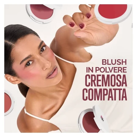 Veralab Airy Blush - Gladmakende, romige compacte poederblush nr. 04 Velvet Plum