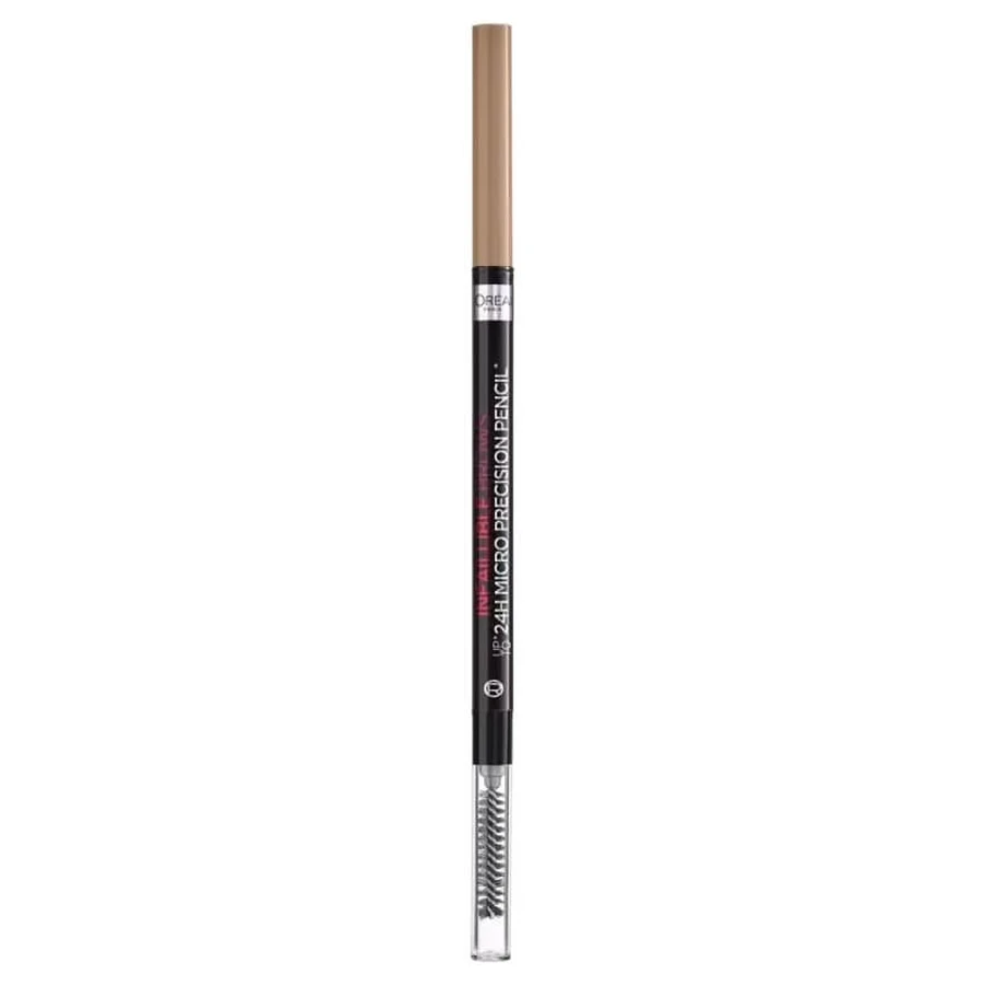L'Oréal Paris Infaillible Brows 24h Micro Precision Pencil - Lápiz de cejas n.º 8.0 Rubio claro frío