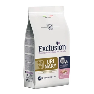 Dieta de exclusión «Urinary Formula» con carne de cerdo y arroz - Alimento dietético para perros de razas pequeñas, 2 kg