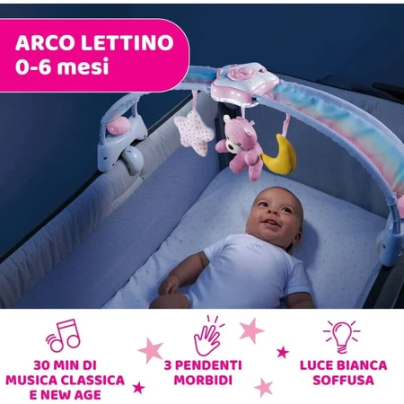 Chicco Rainbow Sky – Rosa Bettbogen