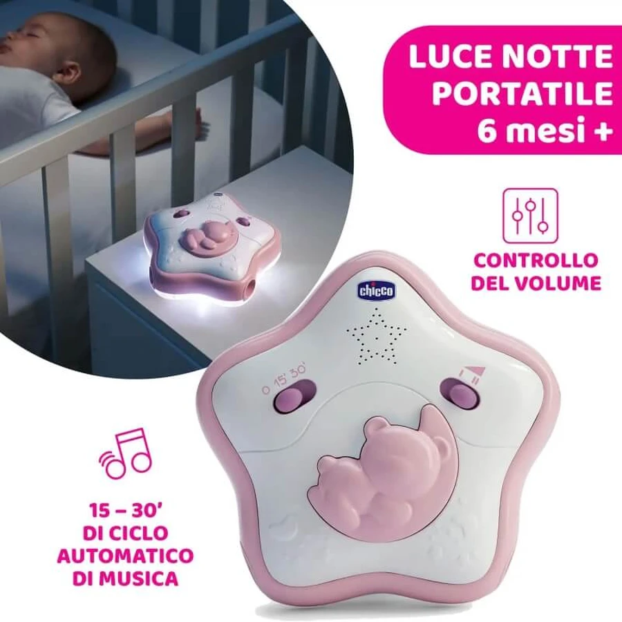 Chicco Rainbow Sky – Rosa Bettbogen