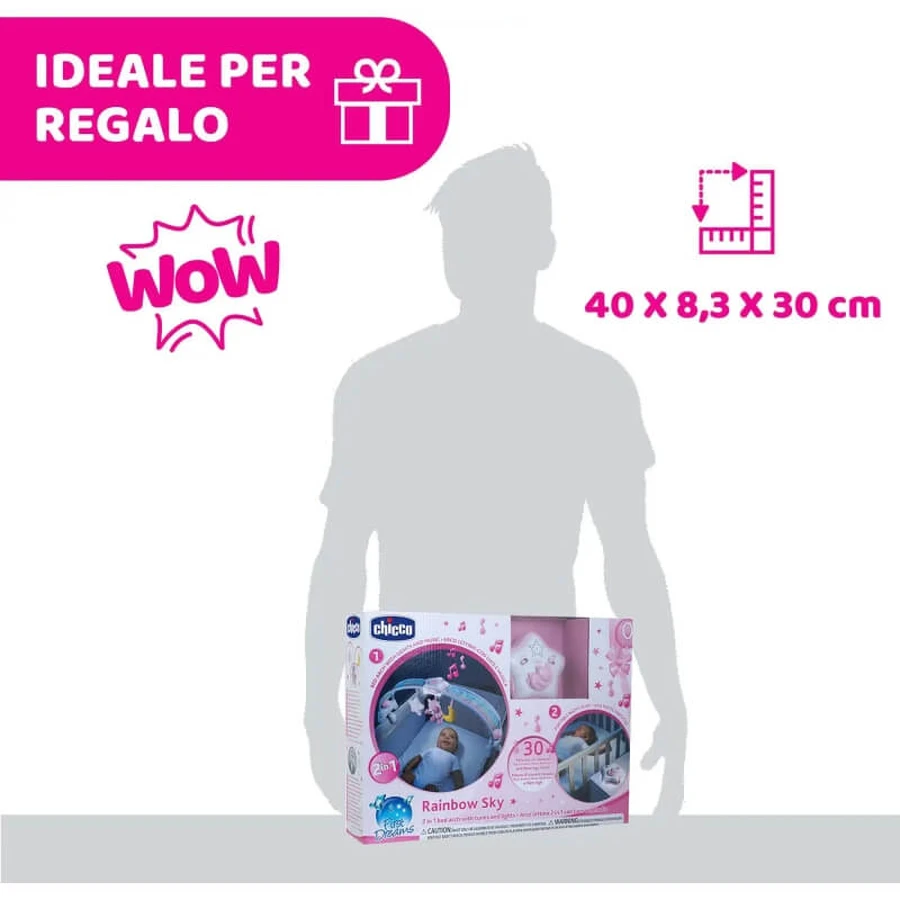 Chicco Rainbow Sky – Rosa Bettbogen