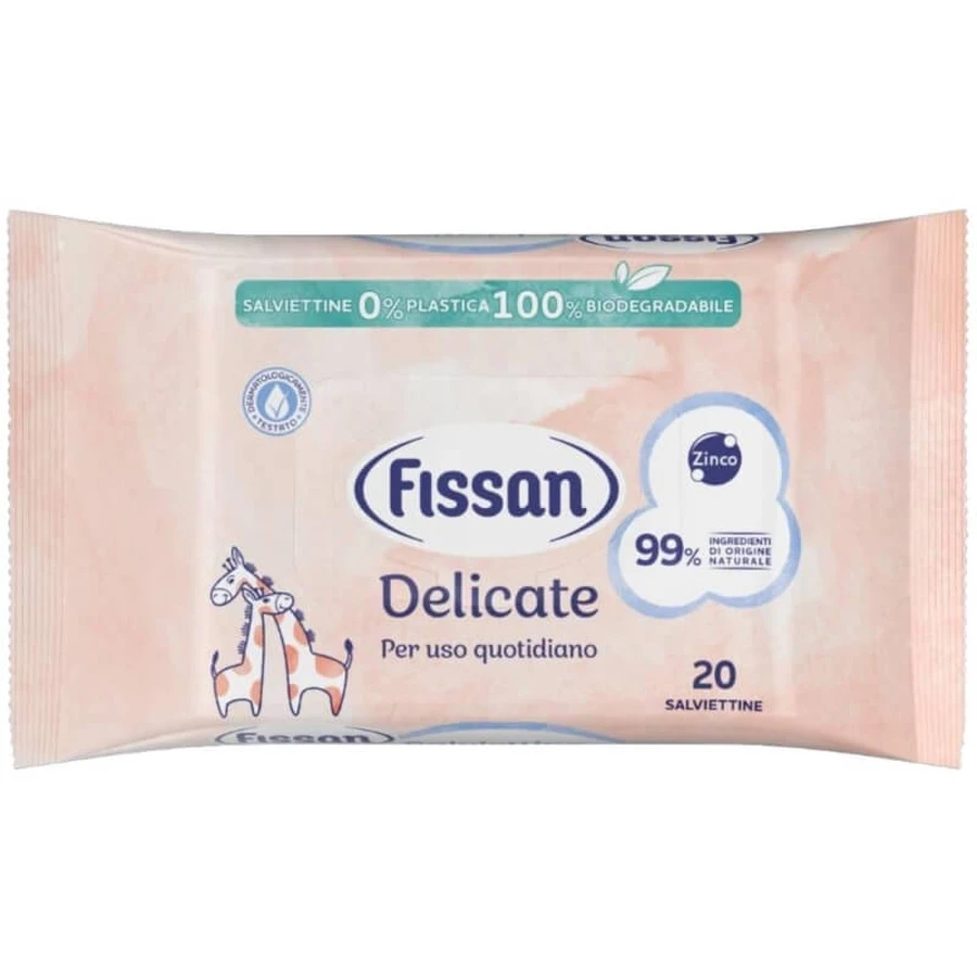 Fissan 20 Gentle Wipes for Sensitive Skin