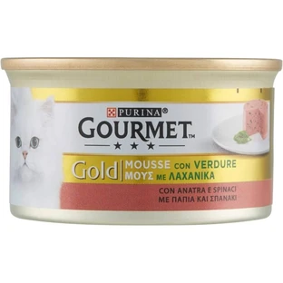 Purina Gourmet Gold Duck & Spinach - Complete Food for Adult Cats, 85 g