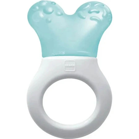Mam Mini-Kühl-Beißring mit Clip – Hellblau