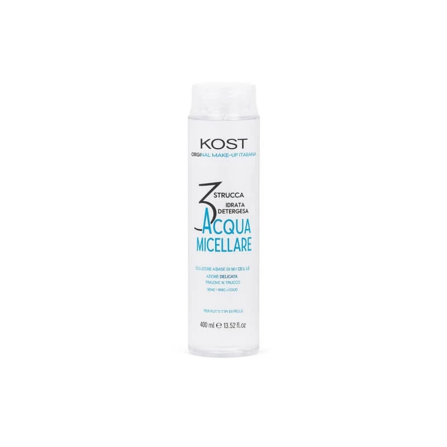Eau micellaire 3-en-1 Kost - Nettoyant doux, démaquillant et tonique pour tous les types de peau, 150 ml