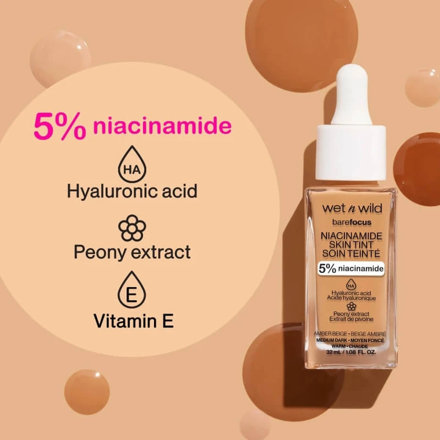 Wet n Wild Bare Focus - Foundation met niacinamide - Cream Beige