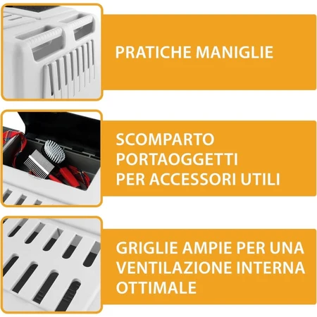 Ferplast Atlas Car Maxi – cușcă dublă pentru mașină destinată câinilor, cu separator interior – culoare gri
