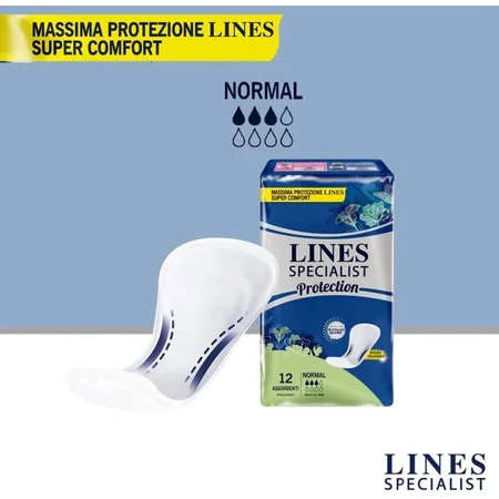 Lines Specialist Protect Normal - 12 protections pour l'incontinence légère
