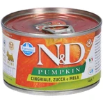 Farmina N&amp;d Pumpkin Adult Mini : sanglier, potiron et pomme - Aliment complet pour chiens adultes, 140 g