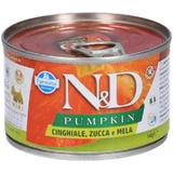 Farmina N&amp;d Pumpkin Adult Mini Wildzwijn, Pompoen en Appel – Compleet voer voor volwassen honden, 140 g