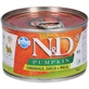Farmina N&amp;amp;d Pumpkin Adult Mini Wild Boar, Pumpkin, and Apple - Complete Food for Adult Dogs, 140 g