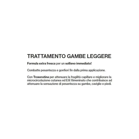 Gel antifatiga «Light Legs» de Bionike: alivio inmediato de la sensación de pesadez y la hinchazón, 150 ml