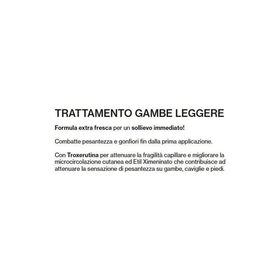 Gel antifatiga «Light Legs» de Bionike: alivio inmediato de la sensación de pesadez y la hinchazón, 150 ml