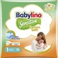 Babylino Sensitive - 26 pañales para recién nacidos (2–5 kg)