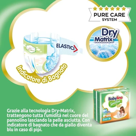 Babylino Sensitive – 26 Windeln für Neugeborene (2–5 kg)