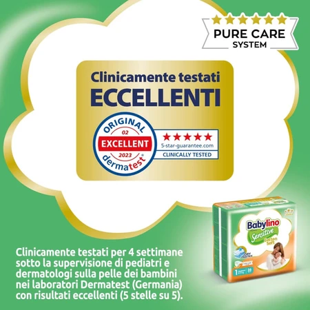 Babylino Sensitive – 26 Windeln für Neugeborene (2–5 kg)